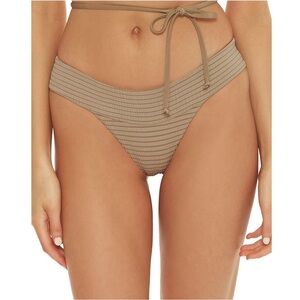 Isabella Rose Womens Maui Textured Hipster Swim Bottom Separates